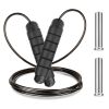 3M/9.84FT Jump Rope Length Adjustable Skip Ropes w/ Steel Rope Two Iron Blocks Anti-Skip Foam Handle Grip For Crossfit Workout Gym Aerobic Exercise Bo