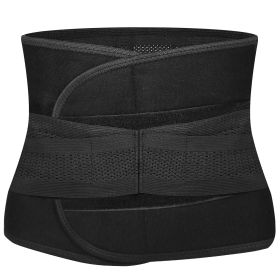 Unisex Back Brace Belt Lumbar Support Belt Lower Back Brace Pain Relief Waist Wrap Band Adjustable Support Straps (Option: M)