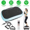 Vibration Exercise Machine With Resistant Bands Remote Control Whole Body Vibration Platform Workout Equipment Home Fitness Training Equipment For Wei