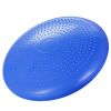 Inflatable Stability Balance Disc Wobble Cushion Balance Disc Wiggle Seat w/ Free Air Pump Exercise Athletic Fitness Trainer Mat