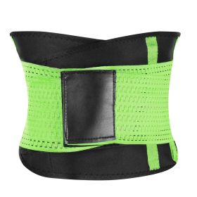 U-Shaped Slimming Waist Belt Body Abdominal Shapewear Sport Tummy Cincher Bands Office Ladies Postpartum Mothers (Option: 2XL_Green)
